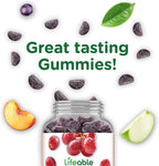 Lifeable Iron Gummies | 20mg | with Vitamin C | Great Tasting Blood Builder Iron Supplement | Iron with Vitamin C for Iron Deficiency | Iron Gummies for Women, Men, Adults | 90 Gummies