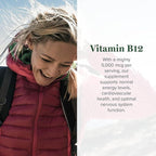 Global Healing Center - Vitamin B12 Sublingual 5000 MCG Organic Liquid Supplement, Methylcobalamin, Adenosylcobalamin, Hydroxo Long-Lasting Energy and Healthy Metabolism - Vegan B12 Vitamins (1 Oz)