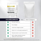 The Intelligent Health FORTIBONE®, FORTIGEL® & VERISOL®, Premium Bioactive Collagen Peptides Powder, Bone Support Functional Blend, Grass Fed Bovine Hydrolyzed Collagen, Unflavored, 30 Servings