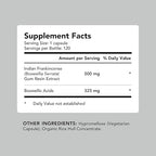 AMANDEAN Boswellia Serrata Extract. 500mg 120 Veggie Capsules. 65% Boswellic Acids with AKBA. Indian Frankincense Inflammation Supplement. Joint Health Support. (Packaging May Vary)