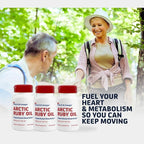 Arctic Ruby Oil - Omega 3 Supplement with Astaxanthin 2mg - Contains Essential Fatty Acids & Antioxidants - Supports Heart, Brain, Eye, Skin, Joint & Immune Health - 60 Softgels (3 Pack)