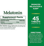 Nature's Bounty Melatonin Quick Dissolve Tablet, 45 Count (Pack of 2)