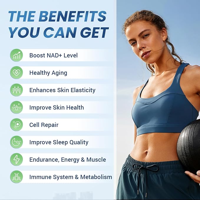NMN 500 mg Supplement Easily Absorbed Nicotinamide Mononucleotide Form, a Precursor and NR Supplement Alternative that Supports Healthy Aging and Energy Metabolism | Non-GMO, 60 Vegan Capsules
