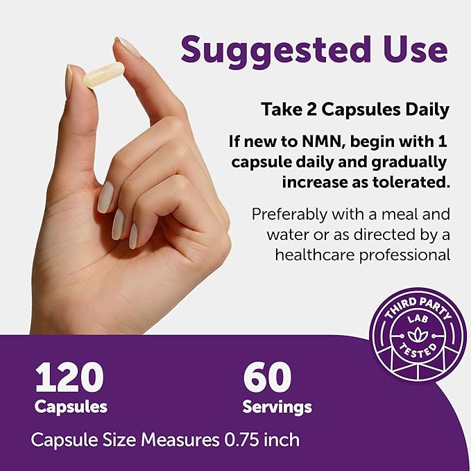 Micro Ingredients NMN Complex 1000mg Per Serving, 120 Veggie Capsules | 10-in-1 with Nicotinamide Mononucleotide, Resveratrol, CoQ10, Quercetin & Glutathione | NAD+ Supplement Precursor | Filler Free