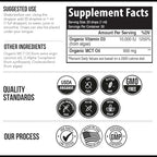 Organic Vitamin D3 10,000 IU - Plant D3, Vegan, Max Strength Sublingual Liquid D3 Drops - 200% Higher Absorption, 100% Plant-Based Cholecalciferol Form & Vegan D3, Adjustable Dosing (30 Servings)
