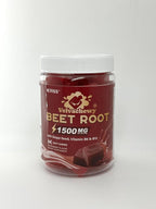 NEVISS Beet Héāŗt Chews 1500mg, Nitric Oxide and Blood Préssũre Support, 5 in 1 Beets Supplements w/Grape Seed, L-Citrulline, Vitamin B6 & B12 for Energy & Circulation Support, 60 Chews, Sugar-Free