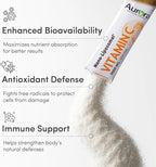 Aurora Nutrascience Nano-Pack Liposomal Vitamin C Powder Drink Mix - Healthy Immune Support for Adults, High Strength 3,000 mg Per Serving, Zero Sugar, - 30 Single Serve Packets, Orange