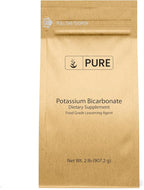 Pure Original Ingredients Potassium Bicarbonate (2 lb) Natural, Food Safe, Electrolyte, Leavening