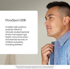 THORNE - FloraSport 20B - Shelf-Stable Probiotic Blend - Supports Gut, Immune & Digestive Health - Occasional Gas, Bloating, Diarrhea & Constipation Relief* - NSF Certified for Sport - 30 Capsules