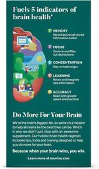 NEURIVA Original Brain Supplement for Memory, Focus & Concentration + Learning & Accuracy with Clinically Tested Nootropics Phosphatidylserine and Neurofactor, Caffeine Free, 30ct Capsules