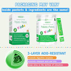 ZEBORA Kids Probiotic & Prebiotics Powder Age 3+ Support Children's Digestive & Immune System with Natural Source, Promotes Constipation Relief, Non-GMO, Gluten-Free, 30 Packets with 5 Billion CFUs