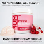 RAW Essential Pre-Workout Powder (Rasberry Creamthickle) - Chris Bumstead Sports Supplement for Men & Women - Preworkout Energy Powder with Caffeine, L-Citrulline, L-Tyrosine, & Beta Alanine Blend