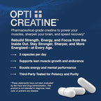 Opti + Strength & Recovery Bundle - Creatine, Triple Magnesium & rTG Omega-3 Supplement Kit | Supports Muscle Performance, Recovery & Joint Wellness* | 3-Product Active Lifestyle Pack