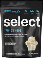 PEScience Select Protein Powder, Whey and Casein Blend, Lean Protein Powder for Women and Men, Low Calorie, Low Carb, Keto Friendly, Gluten Free, Gourmet Vanilla - 5 Servings