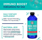 Be Smart Get Prepared Nano Silver Immuno Boost - 16 oz - Daily Immune Supplement for Family - Gluten Free, Vegetarian - Made in USA (Pack of 2)