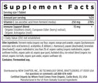New Chapter Fermented Vitamin C + Elderberry, ONE Daily for Immune Support & Collagen Protection, Made with Organic Herbs, Certified Vegan, Gluten Free, 60 Count