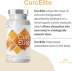 Mara Labs CurcElite Curcumin | Turmeric Extract 95% Curcuminoids | Vegan, No Fillers, and Non-GMO | 60 Vegan Capsules