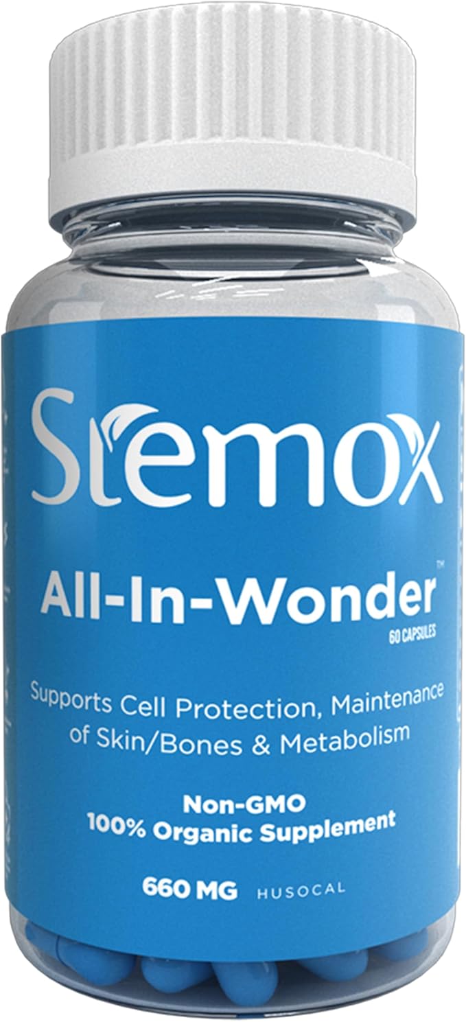 All-in-Wonder Immunity & Wellness Support with Transresveratrol, L-Lysine, and Vitamin B6 – Immune Booster for Skin, Heart & Cell Health – Vegan Formula – 60 Capsules