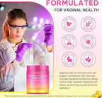 Feminine Probiotics Gummies,Vaginal Women Probiotic,Feminine Balance pH Gummies for Healthy Odor,Improve Immune,Support Vaginal Health,with Slippery Elm(60 Gummies)