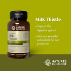 Nature's Sunshine Milk Thistle - Time Release Capsules - 60 Count