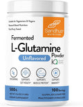 Sandhu's L-Glutamine Powder | 100 Servings, 500 Gram, 17.6 Oz., Large Size, 3 Months Supply| Made in USA | Non-GMO, Amino Acid Supplement for Muscle Support and Gut Health