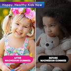 2 Pack Magnesium Gummies for Kids - Magnesium Glycinate Gummies with L-Theanine, Chamomile, Licorice, Vitamin B6, D for Kids & Adults Sleep, Muscle Relief & Nerve Bone - Strawberry 120ct