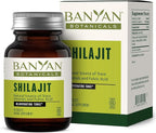 Banyan Botanicals Organic Shilajit – Pure Himalayan Mineral Pitch Supplement – Natural Source of Fulvic Acid & Trace Minerals for Energy, Detox & Healthy Aging – 90 Tablets – Sustainably Sourced