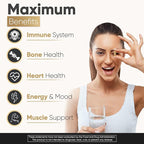 Vitamin D3 K2 Supplement 5000 IU 100 mcg MK7 – High Potency D3+K2 Capsules for Artery Health, Heart Support & Strong Bones Non-GMO Third-Party Tested d3+k2 Vitamin Supplement Artery Armor -120 Count
