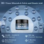 Himalayan Shilajit Organic Shilajit Resin, High Potency Shilajit for Men and Women, 600mg Pure Natural Resin with 85+ Trace Minerals and Fulvic Acid, Energy, Strength, Immune Support, 30 Grams