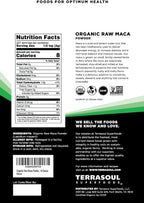 Terrasoul Superfoods Organic Raw Maca Powder, 1 Lb - Premium Quality, Supports Increased Stamina & Energy