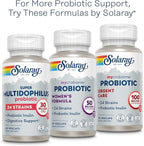 SOLARAY Multidophilus 12 Strain Probiotic 20 Billion CFU, Probiotics for Digestive Health and Gut Health Support w/Prebiotic Inulin, Made Without Dairy, 60 Day Guarantee, 25 Serv, 50 Enteric VegCaps