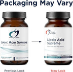 Designs for Health Lipoic Acid Supreme - 300mg Alpha Lipoic Acid with Taurine - Vegan, Non-GMO ALA Supplement (60 Capsules)