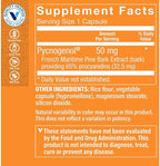 The Vitamin Shoppe Pycnogenol 50mg Antioxidant that Supports Cardiovascular, (90 Capsules)