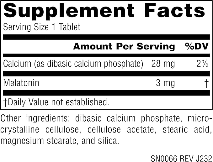 Source Naturals Time Released Melatonin* - 3 mg, 120 Tablets