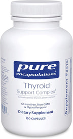 Pure Encapsulations Thyroid Support Complex - Supports Thyroid Health* - Antioxidant Infusion - with Ashwagandha & Iodine - Non-GMO & Vegetarian - 120 Capsules