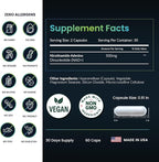NAD+ Supplement - 500mg of Pure NAD Plus for Energy, Focus, Skin & Anti-Aging Support - Gluten Free Non-GMO NAD Supplements for Women & Men (60 Count, NAD +)
