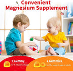 Magnesium Gummies for Kids - Magnesium Glycinate Gummies with L-Theanine, Vitamin B6, D3 for Kids & Adults Sleep, Calm, Relaxation, Stress, Brain, Bones, Muscle Relief, Sugar Free Peach & Mango 120ct