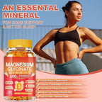 Magnesium Glycinate Gummies 600mg High Absorption, Magnesium Glycinate for Women and Men with Vitamin D, B6, and CoQ10 for Adults & Kids, Magnesium Supplement for Calm Support & Sleep, 120 Count