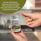 Liver Support - Natural Milk Thistle and Zinc Supplement - Helps Detox and Cleanse The Liver, Supports Digestive Health and Detoxification - 60 Veggie Capsules (30 Days Supply)