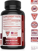 Zhou Berberine with Oregon Grape - Berberine Supplement for Women & Men, Gut Health, Metabolic Function, Berberine 1000mg Per Capsule - 60 Vegetarian Capsules (Pack of 1)