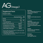 AG1 Omega 3 Fish Oil Softgels – 2000mg EPA & DHA from Wild-Caught Fish, Supports Heart, Brain & Joint Health | 90 Capsules | Athletic Greens Supplement