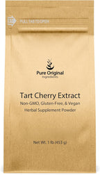 PURE ORIGINAL INGREDIENTS Tart Cherry Extract (1 lb) Non-GMO, Herbal Supplement