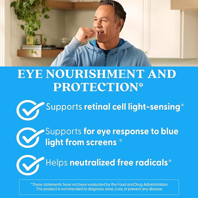 Doctor's BEST Natural Vision Enhancers contain Lutemax 2020, Supports Eye Health, Sharper Vision, Helps Filter Out Blue-Light, 60 Softgels