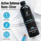 Colloidal Silver w/Nano Technology - 10ppm 16oz - 8X More Effective - Natural Immune Support - Save the Sick Days - Ages 5 & Up - Outperforms Higher PPM Silvers - No Taste & Smell - 3rd Party Tested