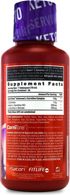 iSatori L-Carnitine 1500, Triple-Blend Liquid L Carnitine Supplement, with Acetyl & Tartrate, Stimulant Free Energy, Low Calories, Sugar or Gluten, Keto-Friendly, Mixed Berry Flavor (24 Servings)