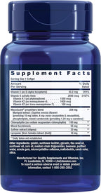 Life Extension Once-Daily Health Booster - Vitamins & Nutrients Supplement for Whole-Body Health - Vitamin K Complex, Vitamin E, Saffron, Lutein and More - Non-GMO, Gluten-Free - 60 Softgels