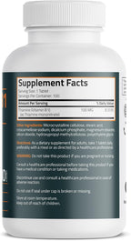 Bronson Vitamin B1 100mg, Non-GMO, 100 Vegetarian Tablets