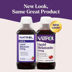 Natrol Liquid Melatonin 2.5 mg, Adult Melatonin Supplement to Fall Asleep Faster and Stay Asleep Longer, Wake Up Refreshed, 8 FL OZ Berry-Flavored Liquid, Up to a 23 Day Supply