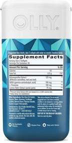 OLLY Ultra Strength Goodbye Stress Softgels, GABA, Ashwagandha, L-Theanine and Lemon Balm, Stress Relief Supplement - 60 Count