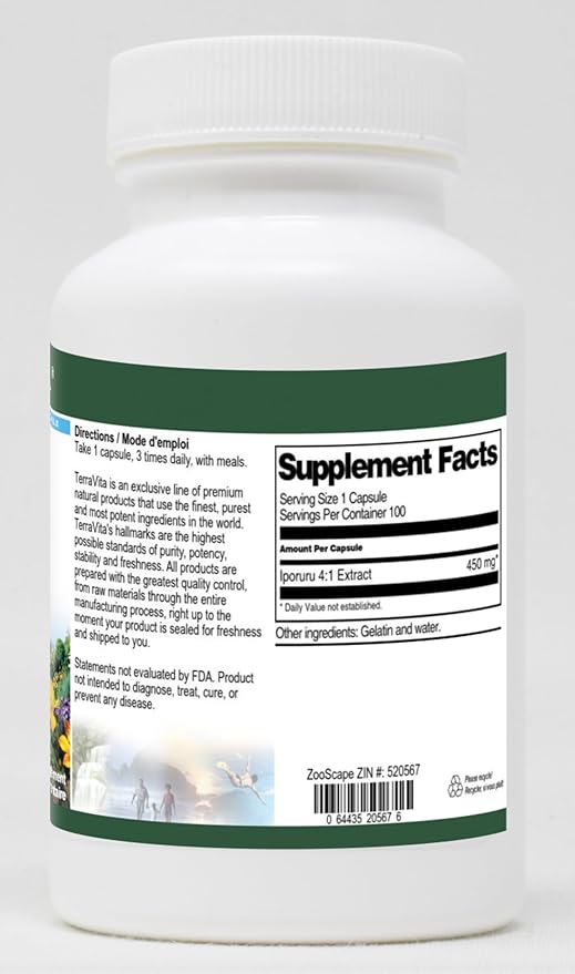 Iporuru 4:1-450 mg (100 Capsules, ZIN: 520567)